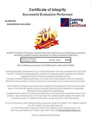 Giấy phép hoạt động cua Sunwin